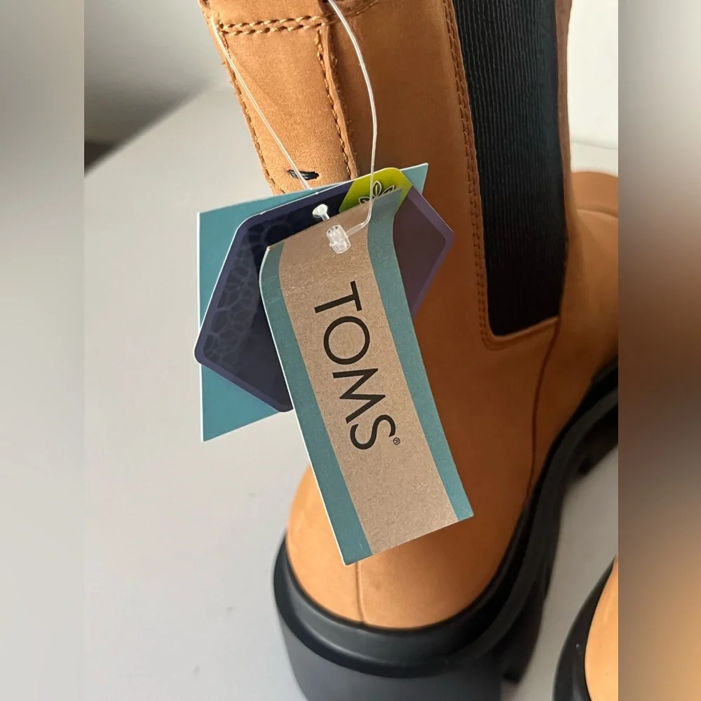 NWT Toms Rowan waterproof Chelsea boots 8 - Picture 8 of 13